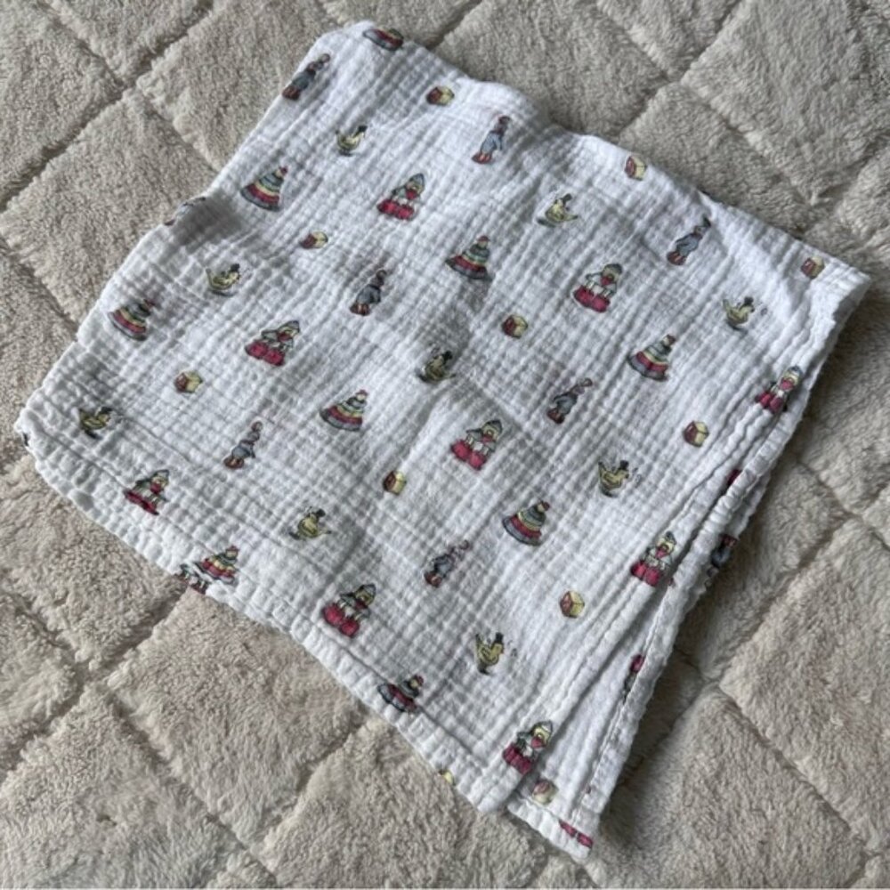 Jellycat | Toys and Blocks Muslin Wrap Blanket | One Size